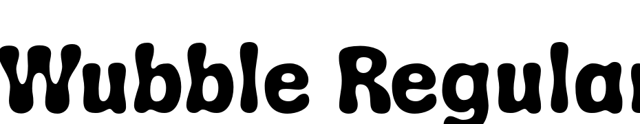 Wubble Regular Font Download Free